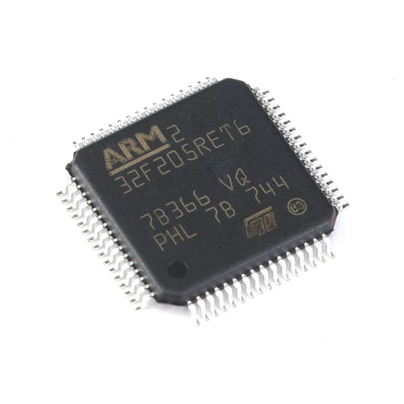 Original Genuine Stm32f205ret6 Lqfp-64 32-bit For Arm Cortex-m3 Microcontroller Mcu Series Stm32